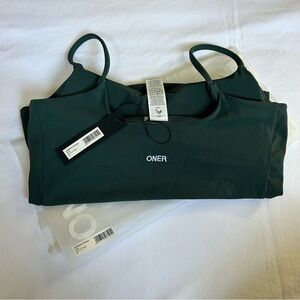 Oner Active Softmotion Strappy Vest in Dark Racing Green (Full Length)